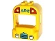 Duplo Bus Cab with Headlights, Grille and &#39;ABC&#39; Pattern (19804pb01 / 6109288)