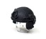 Боевой шлем с наушниками для лего, вертикальное крепление. V2 черный. G Brick Design