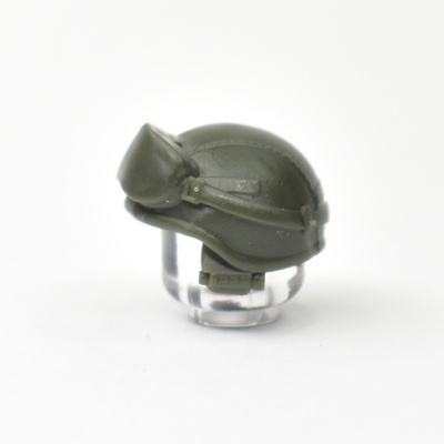 Шлем 6Б47 "Ратник" темно-зеленый, с очками и наушниками ГШ-01 для лего. G Brick Design