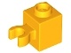 Brick, Modified 1 x 1 with Clip Vertical (open O clip) - Hollow Stud (60475b / 6186543)
