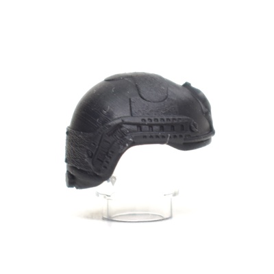 Боевой шлем для лего фигурок, черный. G Brick Design