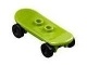 Minifig, Utensil Skateboard with Trolley Wheel Holders and Black Trolley Wheels &#40;42511 / 2496&#41;