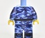ЛЕГО Солдат в камуфляже "Sky blue". Круговая печать на руках. /LEGO армия