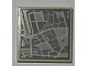 Tile 2 x 2 with Street Level Map and Red 'X' Pattern (3068bpb0634 / 6029848)