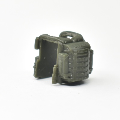 Бронежилет для лего 6Б45 "Ратник" темно-зеленый. рация, опущенный воротник, рюкзак G Brick Design