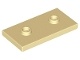 Plate, Modified 2 x 4 with 2 Studs &#40;Double Jumper&#41; (65509)