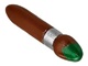 Minifig, Utensil Paint Brush with Silver Ring and Green Tip Pattern (93552pb01)