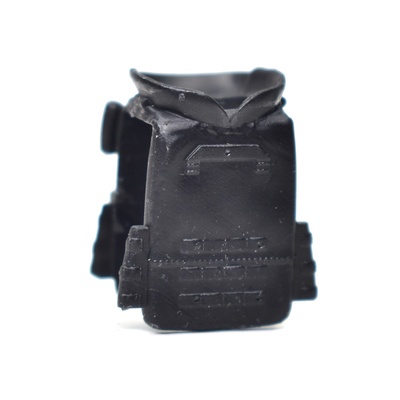 Бронежилет для лего фигурок 6Б45 "Ратник" черный, размер 2, подсумки. G Brick Design