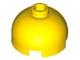 Brick, Round 2 x 2 Dome Top - Hollow Stud with Bottom Axle Holder x Shape + Orientation (553c / 4216656)