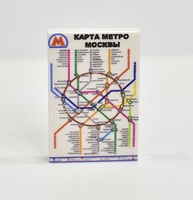 Tile 2 x 3 с изображением плакат "Карта метро Москвы"
