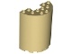 Cylinder Half 3 x 6 x 6 with 1 x 2 Cutout (87926 / 6006800,6262014)