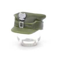 Рогатывка польская армии Людовой, орел обр 1918-39 Раскрашенная кокарда. Для фигурок ЛЕГО.