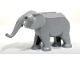 Elephant Type 2 with Short White Tusks