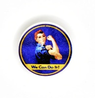 Tile 2x2 круглый с изображением "We can do it"