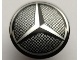 Minifigure, Shield Circular Convex Face with Silver Grille and Mercedes-Benz Logo Pattern (75902pb19)