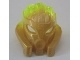 Bionicle Mask of Stone &#40;Unity&#41; with Marbled Trans-Neon Green Pattern (24157pb02 / 6135035)