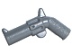 Minifig, Weapon Gun, Pistol Revolver - Large Barrel