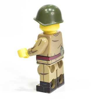 Советский солдат (LEGO) в гимнастерке М35 и шлеме СШ-40 принты 360