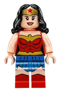 Wonder Woman, Gold Belt, Blue Skirt