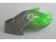 Bionicle Creature Head/Mask with Marbled Trans-Bright Green Pattern (24162pb06 / 6135057)