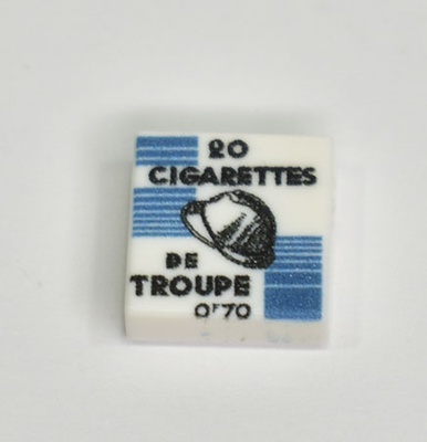 Tile 1 x 1 "De Troupe" Французские сигареты времен 2 мировой войны 