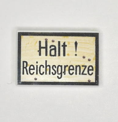 Tile, 2 x 3 С принтом "Halt Reichsgrenze" (Имперская граница)