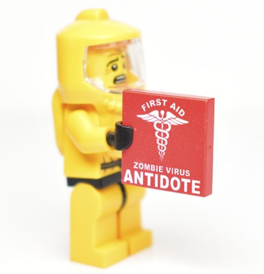 Tile 2 x 2 с изображением "Zombie virus antidote"