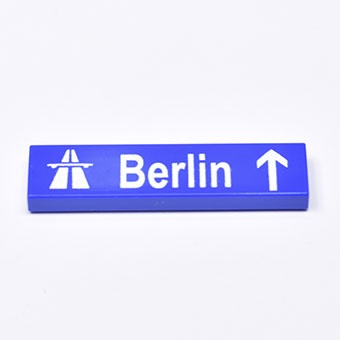 Tile 1 x 4 с надписью "Berlin"