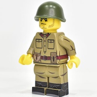 Советский солдат (LEGO) в гимнастерке М35 подсумки для ППШ принты 360
