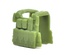 Бронежилет 6Б45 "Ратник", опущенный воротник, оливковый, с рацией. 3D печать G Brick Design