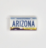 Tile, 1 x 2 с номерным знаком "Arizona"