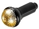 Minifig, Utensil Microphone with Metallic Gold Top Half Screen Pattern (90370pb03 / 6104328)
