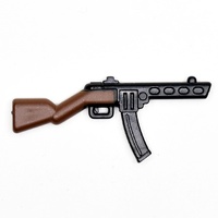 Пистолет-пулемет Шпагина с секторным магазином (несъемный). двухцветный