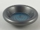 Minifigure, Utensil Dish 3 x 3 with Metallic Light Blue Swirl Pattern &#40;HP Pensieve&#41; (6256pb06 / 6233916)
