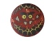 Tile, Round 2 x 2 with Bottom Stud Holder with Globlin Face with Small Teeth Pattern (14769pb089 / 6132546)