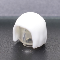 Капюшон белый. для лего фигурок