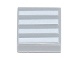 Tile 1 x 1 with Groove with 4 White Stripes Pattern (3070bpb140 / 6286223)