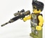 Снайперская винтовка QBU-88 черно-бежевый пиксельнй камуфляж