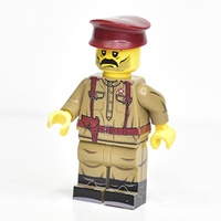 Советский LEGO солдат WWII Офицер в гимнастерке М43
