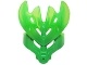 Bionicle Mask Protector with Marbled Trans-Bright Green Pattern &#40;Protector Mask of Jungle&#41; (19149pb06 / 6102775)
