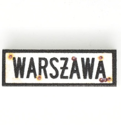 Tile 1x3 с надписью "Warzawa"