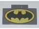 Slope, Curved 5 x 8 x 2/3 with Four Studs with Batman Logo Pattern