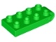 Duplo, Plate 2 x 5 with 8 Studs and Hinge