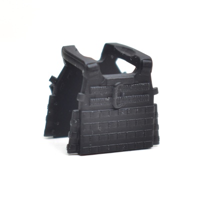 Тактический бронежилет (плитник) для лего фигурок LBT 6094 черный с подсумками под магазины. G Brick Design