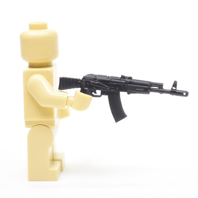 GA004 Советский автомат со складным прикладом, обмотан жгутом. Для фигурок ЛЕГО