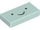 Tile 1 x 2 with Groove with Face Black Eyes and Thin Smile Pattern &#40;BMO&#41; (3069bpb0583 / 6182789)