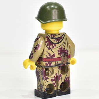Советский лего солдат камуфляж "Осенняя Амеба" подсумки для винтовки Мосина/LEGO армия