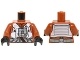 Torso SW Resistance Pilot Flight Suit with Straps and Black Hose Pattern / Dark Orange Arms / Black Hands (973pb2131c01 / 6125701)