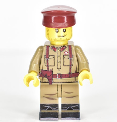 Советский солдат (LEGO) в гимнастерке М35 с кобурой принты 360