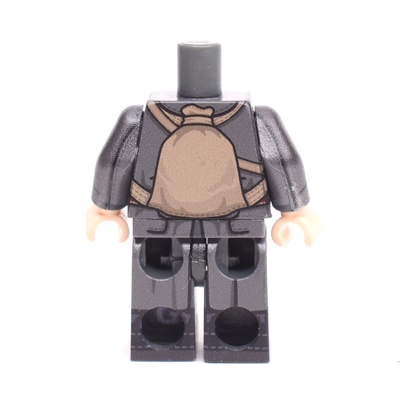 CW006 Ветеран в шинели на период гражданской войны. Только тело и ноги. Совместим с лего